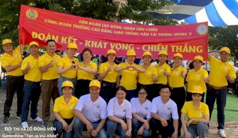 Trường Cao đẳng Giao thông vận tải Trung ương V tham gia gameshow "Tan ca Vui-Khỏe" số thứ 6 do Liên đoàn lao động thành phố Đà Nẵng tổ chức